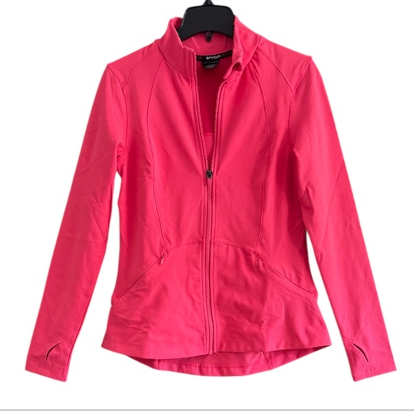 Spyder Women's Coral Pink Activewear Yoga Jacket - Picture 1 of 7